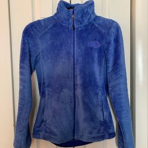 EUC north face blue jacket